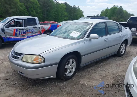 2001 Chevrolet Impala из США, поврежденный, VIN 2G1WF52E119108254